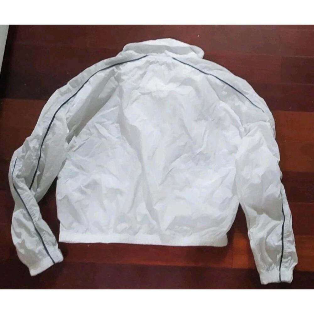 YPB Jacket Shorts Set Womens S-M Full Zip Lounge Activewear Matching White Blue - Picture 8 of 9